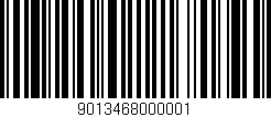 Código de barras (EAN, GTIN, SKU, ISBN): '9013468000001'