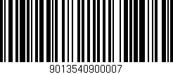 Código de barras (EAN, GTIN, SKU, ISBN): '9013540900007'