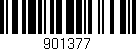 Código de barras (EAN, GTIN, SKU, ISBN): '901377'