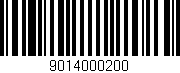 Código de barras (EAN, GTIN, SKU, ISBN): '9014000200'
