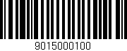 Código de barras (EAN, GTIN, SKU, ISBN): '9015000100'
