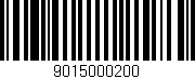 Código de barras (EAN, GTIN, SKU, ISBN): '9015000200'