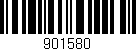 Código de barras (EAN, GTIN, SKU, ISBN): '901580'