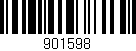 Código de barras (EAN, GTIN, SKU, ISBN): '901598'