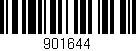 Código de barras (EAN, GTIN, SKU, ISBN): '901644'