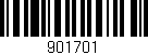 Código de barras (EAN, GTIN, SKU, ISBN): '901701'