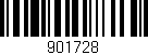 Código de barras (EAN, GTIN, SKU, ISBN): '901728'