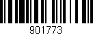 Código de barras (EAN, GTIN, SKU, ISBN): '901773'