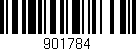 Código de barras (EAN, GTIN, SKU, ISBN): '901784'