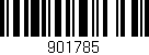 Código de barras (EAN, GTIN, SKU, ISBN): '901785'