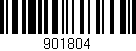 Código de barras (EAN, GTIN, SKU, ISBN): '901804'
