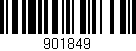 Código de barras (EAN, GTIN, SKU, ISBN): '901849'