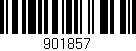 Código de barras (EAN, GTIN, SKU, ISBN): '901857'
