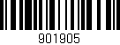 Código de barras (EAN, GTIN, SKU, ISBN): '901905'