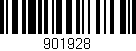 Código de barras (EAN, GTIN, SKU, ISBN): '901928'