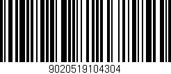 Código de barras (EAN, GTIN, SKU, ISBN): '9020519104304'