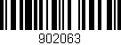 Código de barras (EAN, GTIN, SKU, ISBN): '902063'