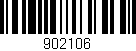 Código de barras (EAN, GTIN, SKU, ISBN): '902106'