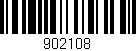 Código de barras (EAN, GTIN, SKU, ISBN): '902108'