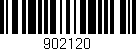 Código de barras (EAN, GTIN, SKU, ISBN): '902120'