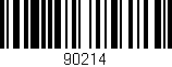 Código de barras (EAN, GTIN, SKU, ISBN): '90214'