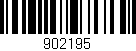 Código de barras (EAN, GTIN, SKU, ISBN): '902195'
