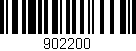 Código de barras (EAN, GTIN, SKU, ISBN): '902200'