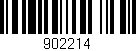 Código de barras (EAN, GTIN, SKU, ISBN): '902214'
