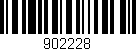 Código de barras (EAN, GTIN, SKU, ISBN): '902228'