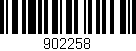 Código de barras (EAN, GTIN, SKU, ISBN): '902258'