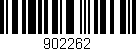 Código de barras (EAN, GTIN, SKU, ISBN): '902262'