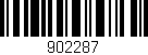 Código de barras (EAN, GTIN, SKU, ISBN): '902287'