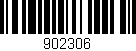 Código de barras (EAN, GTIN, SKU, ISBN): '902306'