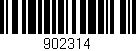 Código de barras (EAN, GTIN, SKU, ISBN): '902314'