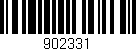 Código de barras (EAN, GTIN, SKU, ISBN): '902331'