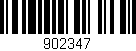 Código de barras (EAN, GTIN, SKU, ISBN): '902347'