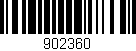 Código de barras (EAN, GTIN, SKU, ISBN): '902360'
