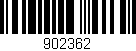 Código de barras (EAN, GTIN, SKU, ISBN): '902362'