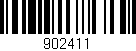Código de barras (EAN, GTIN, SKU, ISBN): '902411'