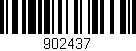 Código de barras (EAN, GTIN, SKU, ISBN): '902437'