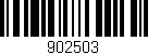 Código de barras (EAN, GTIN, SKU, ISBN): '902503'