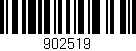 Código de barras (EAN, GTIN, SKU, ISBN): '902519'