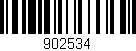 Código de barras (EAN, GTIN, SKU, ISBN): '902534'