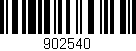 Código de barras (EAN, GTIN, SKU, ISBN): '902540'