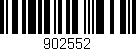 Código de barras (EAN, GTIN, SKU, ISBN): '902552'
