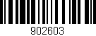 Código de barras (EAN, GTIN, SKU, ISBN): '902603'
