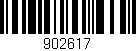 Código de barras (EAN, GTIN, SKU, ISBN): '902617'