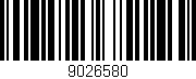 Código de barras (EAN, GTIN, SKU, ISBN): '9026580'
