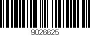 Código de barras (EAN, GTIN, SKU, ISBN): '9026625'