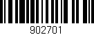Código de barras (EAN, GTIN, SKU, ISBN): '902701'